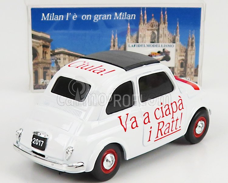 Brumm prom Fiat 500 1965 1:43, bílá