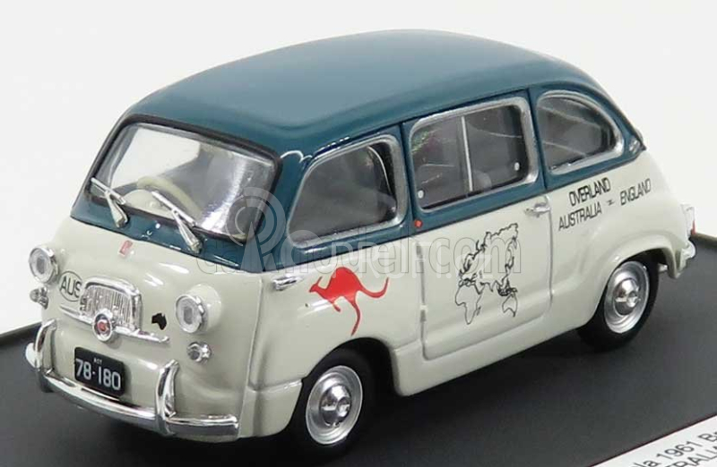 Brumm prom Fiat 600d Multipla 1961 1:43, bílá