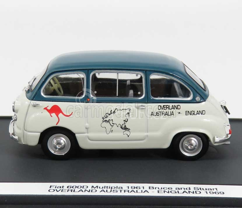 Brumm prom Fiat 600d Multipla 1961 1:43, bílá