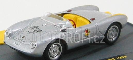 Brumm prom Porsche 550rs Spider 1956 Ftia 1:43 Silver