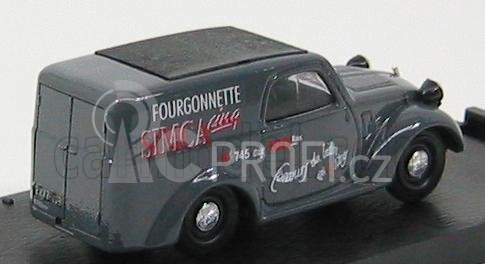 Brumm Simca 5 Van Salone Auto Parigi 1936 1:43 Grey