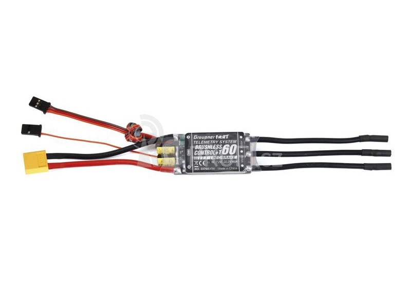 Brushless control + Telemetrie 60 G3,5 s XT60 konektorem