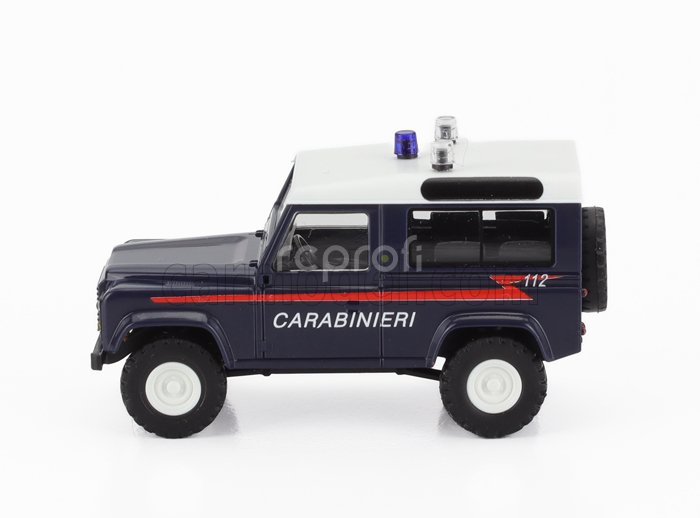 Busch Land rover Defender 90 Carabinieri 1983 1:87 Modrá Bílá