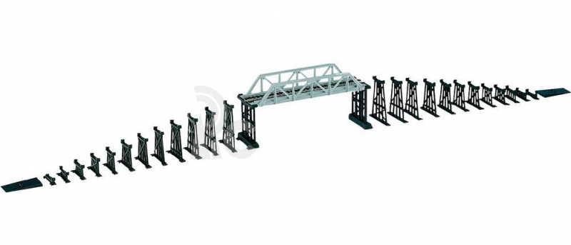 MEHANO Železniční most s podpěrami