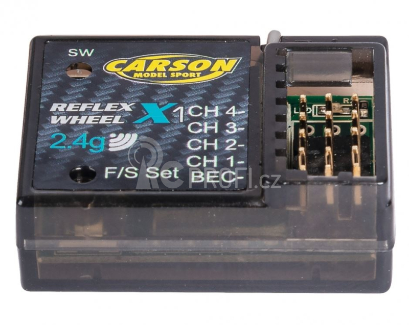 CARSON Reflex X1, 2 Kanál, 2,4GHz, carbon design