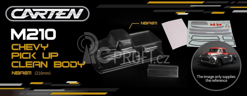 CARTEN CHEVY Pick Up 1/10 M-Chassis lexanová karoserie