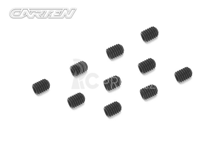 CARTEN imbusový červík M3x4mm, 10 ks.