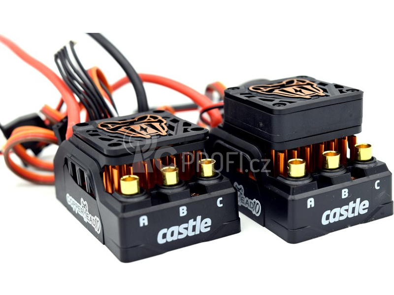 Castle motor 1412 2100ot/V senzored, reg. Copperhead 10