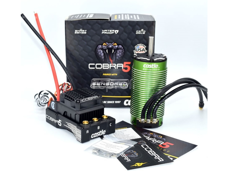 Castle motor 2028-1100ot/V, reg. Cobra 5