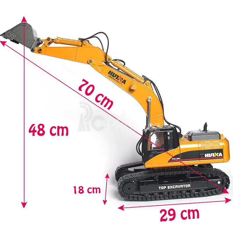 RC Celokovový pásový bagr HN580 1:14 23CH