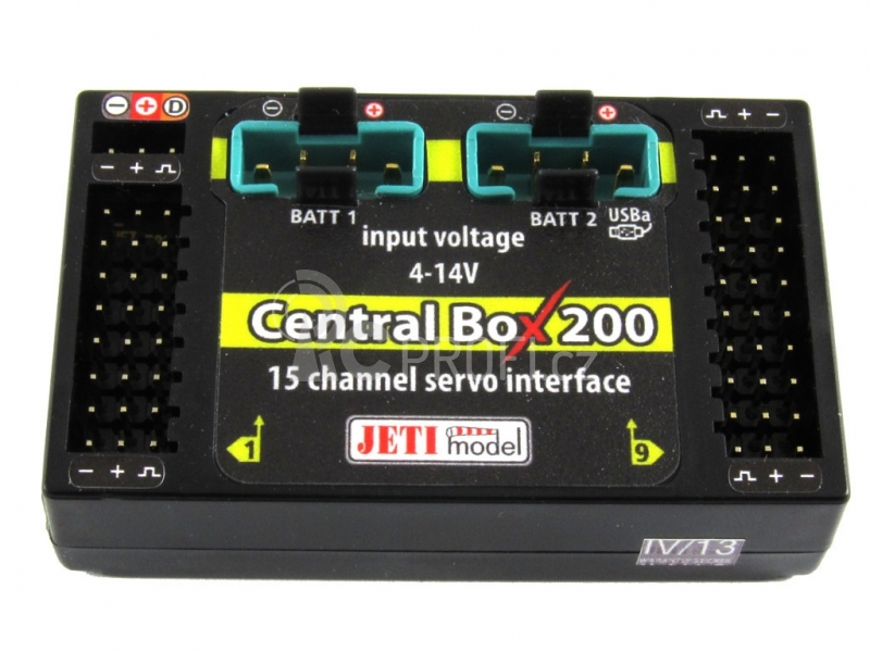 Central box 200 + 2xRsat2 + RCSW (anglická verze)
