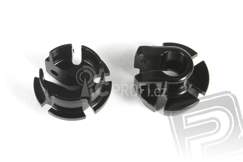 Černé hliníkové talířky tlumičů 12mm (2 ks.)