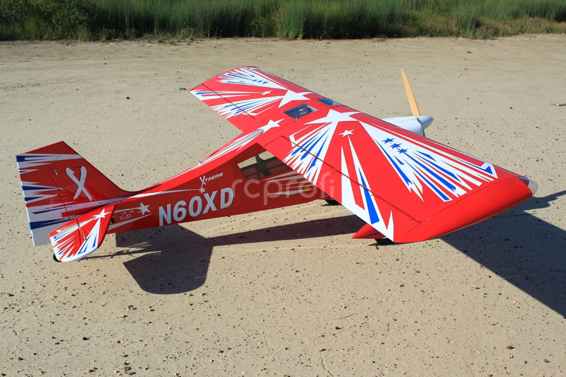 RC letadlo Champion Xtreme Decathlon V2 3,1m, červená