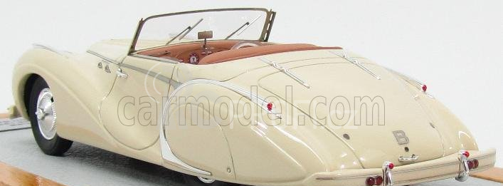 Chromes Talbot Lago T26 Cabriolet Grand Sport Saoutchik 1950 1:43 Beige