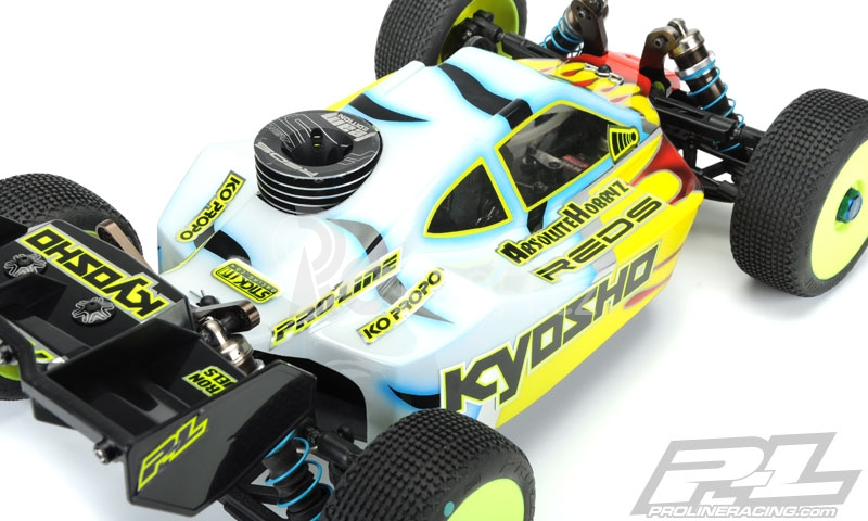 Čirá karoserie, předřezaná, TYPE-R KYOSHO MP9 TKI3