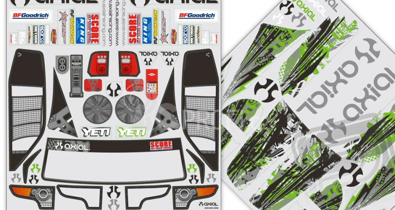 Čirá karoserie pro TT-380 SCORE Trophy Truck