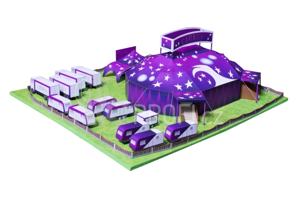 Cirkus Fantasy - papírový model