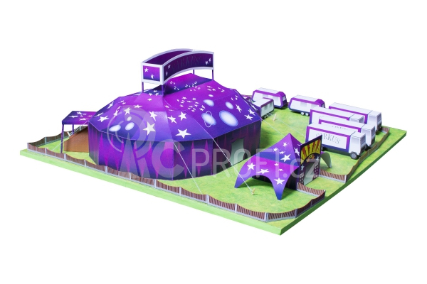 Cirkus Fantasy - papírový model
