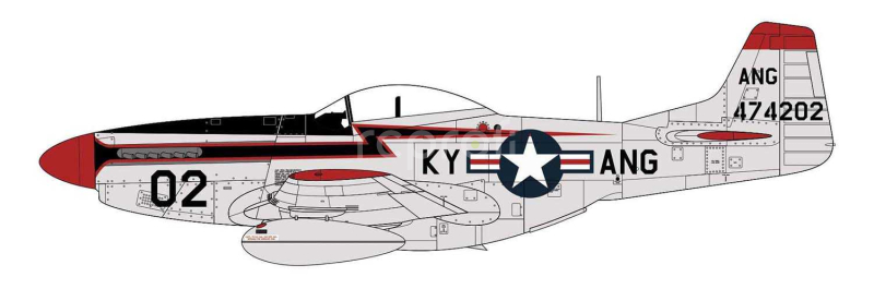 Classic Kit letadlo A02047A - North American F-51D Mustang (1:72)
