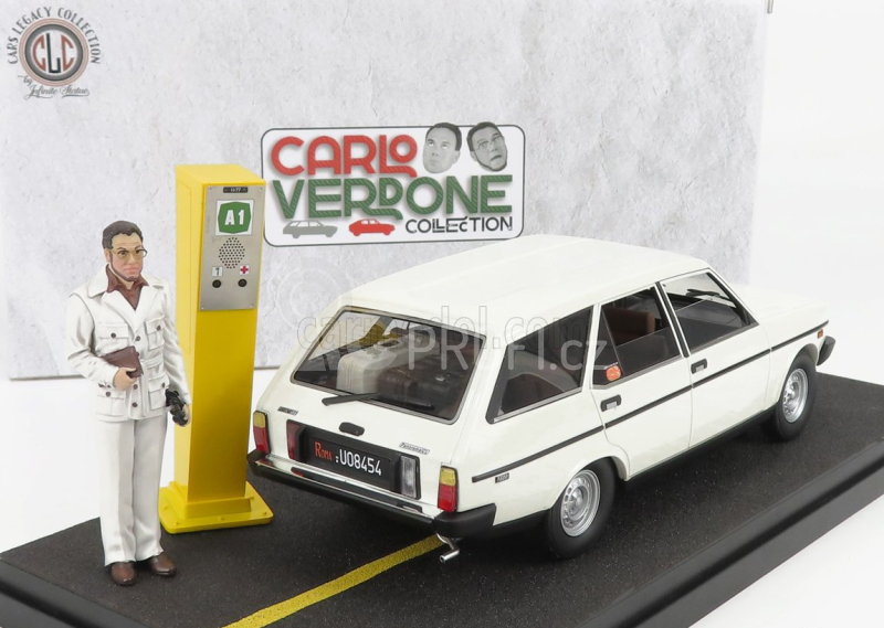 Clc-models Fiat 131 Panorama Sw 1981 Film Bianco Rosso E Verdone 1:18, bílá