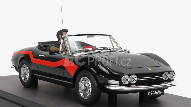 Clc-models Fiat Dino 2.4 Spider - Film Un Sacco Bello 1980 1:18, černá