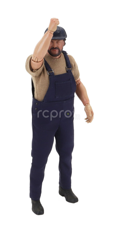 Clc-models Figures Version-a - Bud Spencer Action Figure - Tv Series - Altrimenti Ci Arrabbiamo 1:12 Blue
