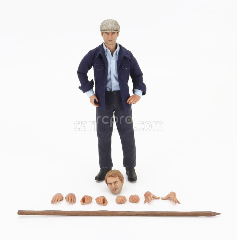 Clc-models Figures Version-a - Terence Hill Small Action Figure - Tv Series - Altrimenti Ci Arrabbiamo 1:12 Blue