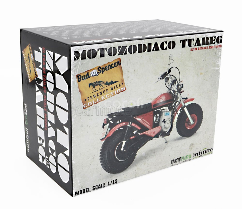 Clc-models Motozodiaco Tuareg 1972 - From Movie - Altrimenti Ci Arrabbiamo - Tv Series - Motorcycle 1:12 Red