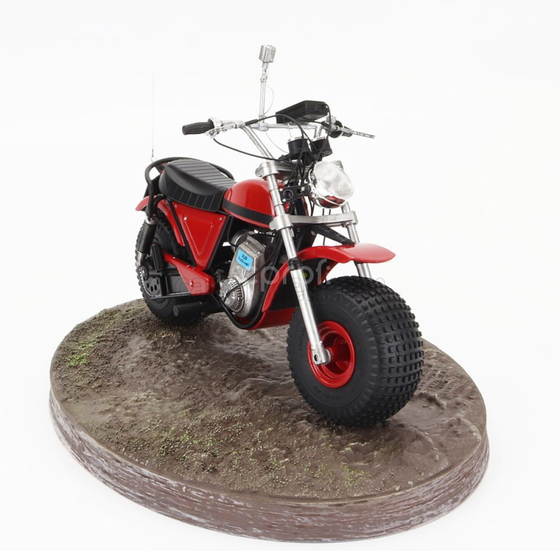 Clc-models Motozodiaco Tuareg 1972 With Bud Spencer Action Figure - From Movie - Altrimenti Ci Arrabbiamo - Tv Series -  - Motorcycle 1:12 Red