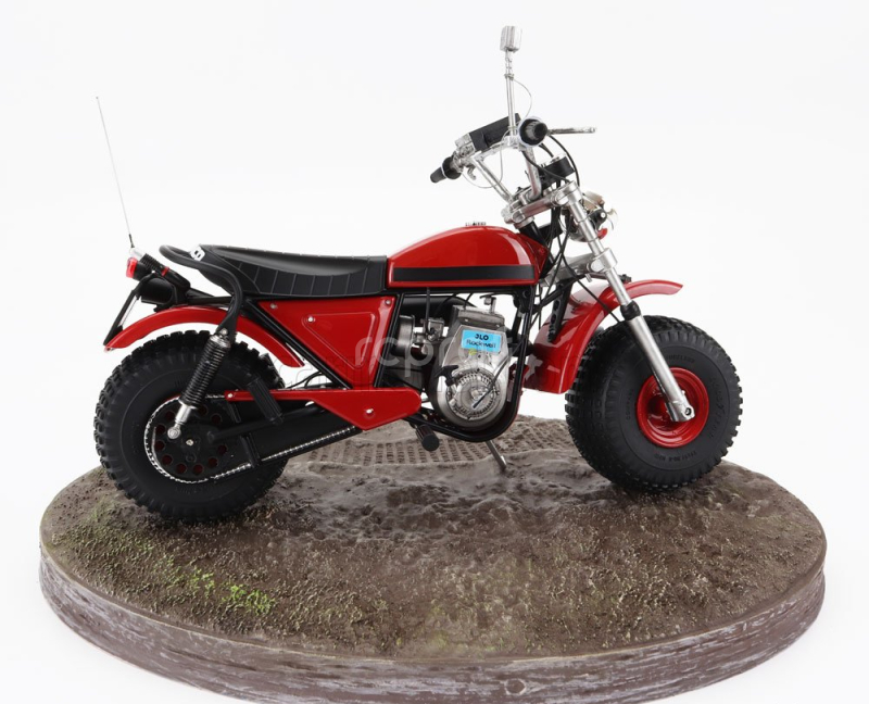 Clc-models Motozodiaco Tuareg 1972 With Bud Spencer Action Figure - From Movie - Altrimenti Ci Arrabbiamo - Tv Series -  - Motorcycle 1:12 Red