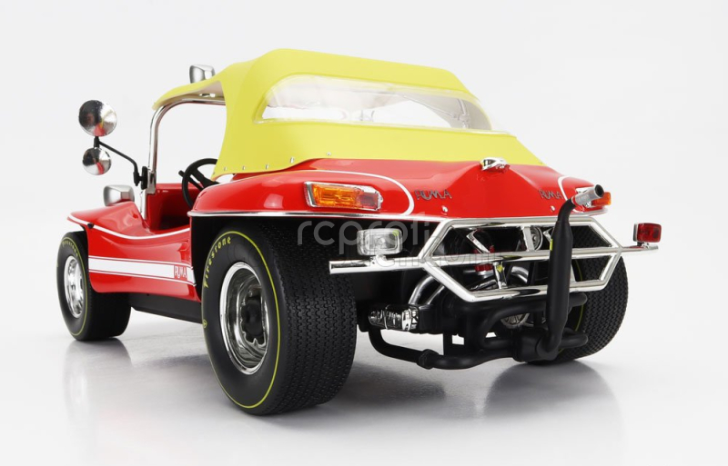 Clc-models Puma Dune Buggy 1972 - With Bud Spencer And Terence Hill Action Figures - Tv Series - Altrimenti Ci Arrabbiamo 1:12 Červená Žlutá