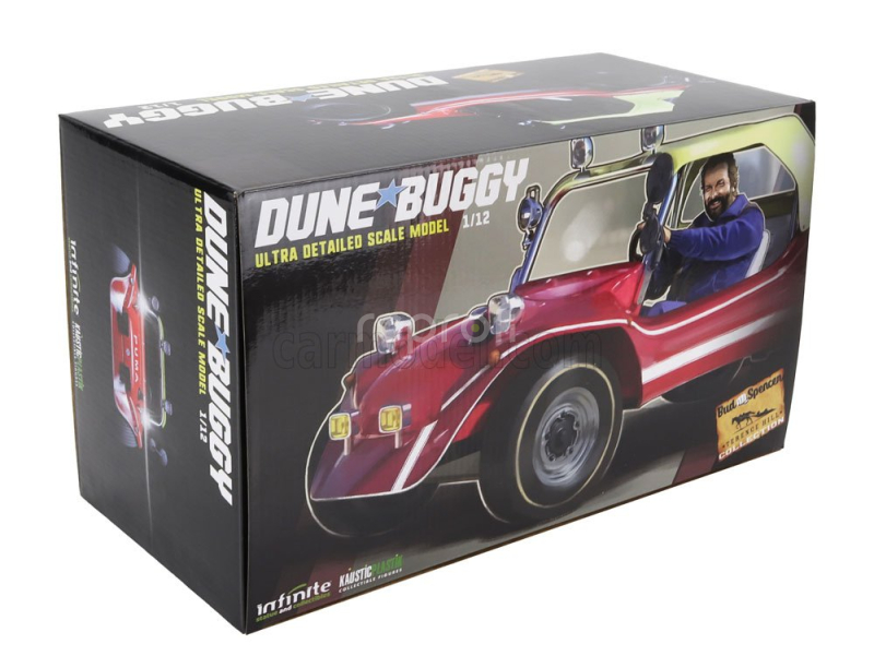 Clc-models Puma Dune Buggy 1972 - With Bud Spencer And Terence Hill Action Figures - Tv Series - Altrimenti Ci Arrabbiamo 1:12 Červená Žlutá