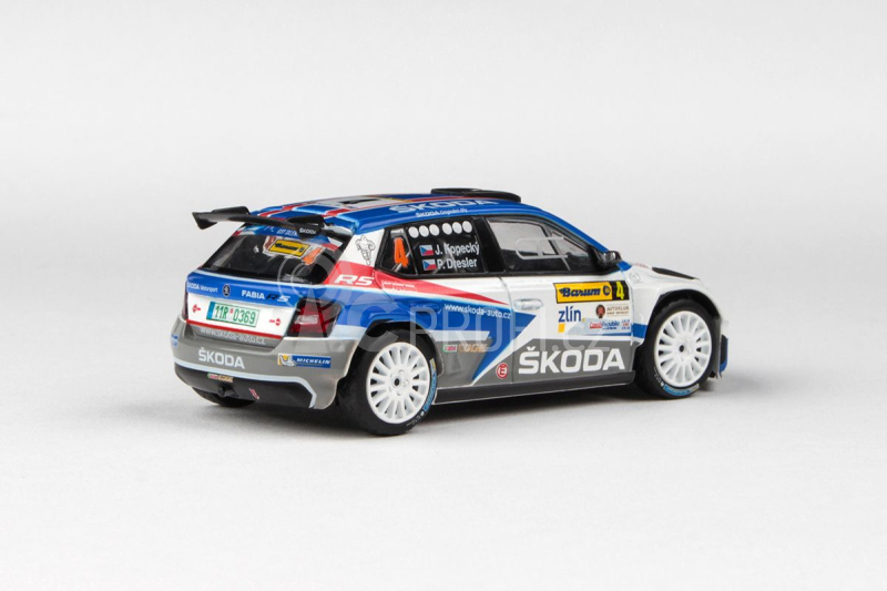 Abrex Škoda Fabia III R5 (2015) 1:43 - Barum Czech Rally Zlín 2018 #4 Kopecký - Dresler