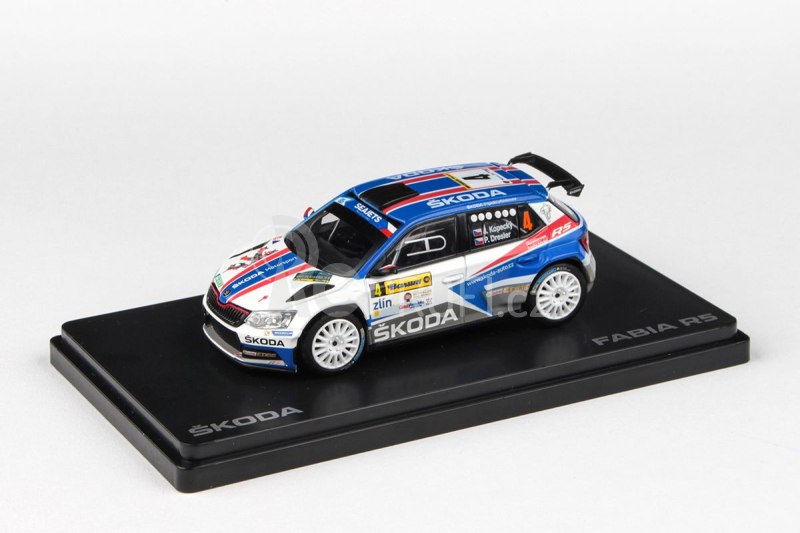 Abrex Škoda Fabia III R5 (2015) 1:43 - Barum Czech Rally Zlín 2018 #4 Kopecký - Dresler