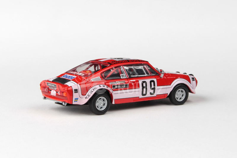 Abrex Škoda 200RS (1974) 1:43 - Rallye Šumava 1975 #89 Šedivý - Janeček