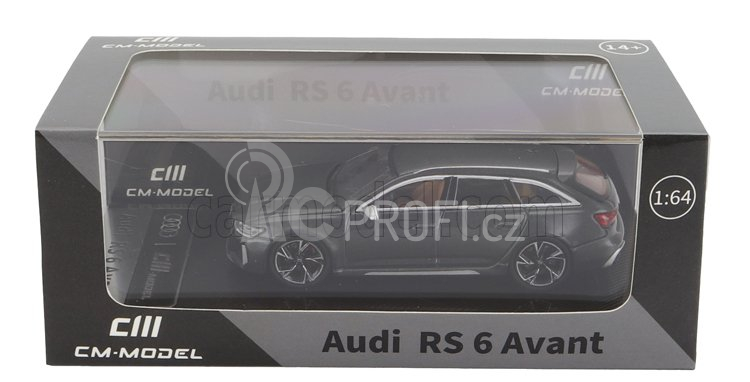 Cm-models Audi A6 Rs6 Avant C8 Sw Station Wagon 2021 1:64 Black