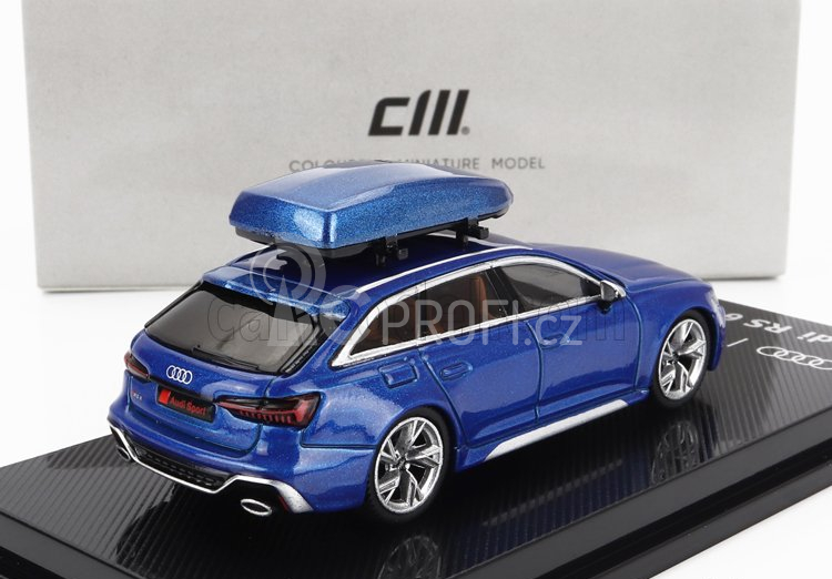 Cm-models Audi A6 Rs6 Avant C8 Sw Station Wagon 2021 1:64 Blue