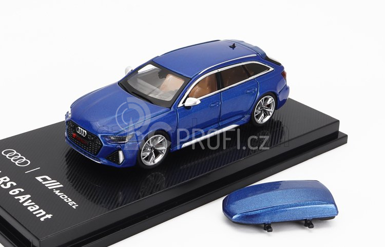 Cm-models Audi A6 Rs6 Avant C8 Sw Station Wagon 2021 1:64 Blue