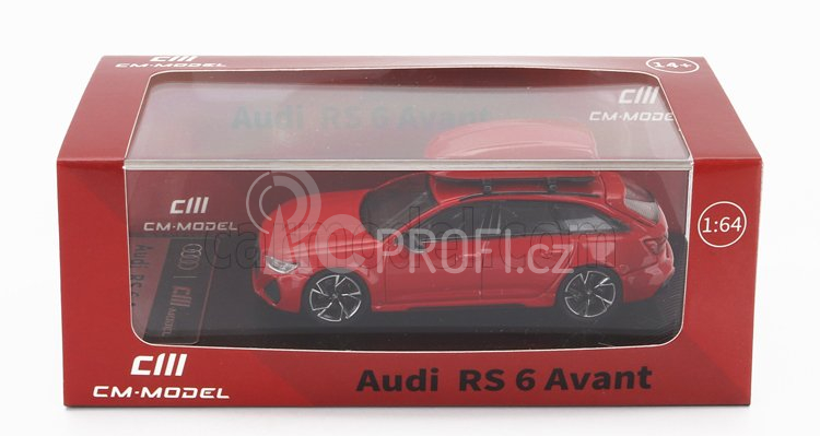 Cm-models Audi A6 Rs6 Avant C8 Sw Station Wagon 2021 1:64 Red