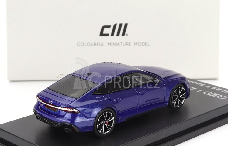 Cm-models Audi A7 Rs7 Sportback 2021 1:64 Blue Met