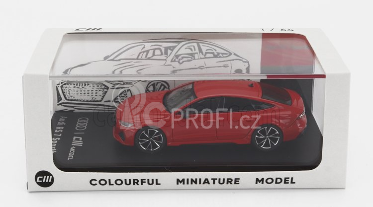 Cm-models Audi A7 Rs7 Sportback 2021 1:64 Red