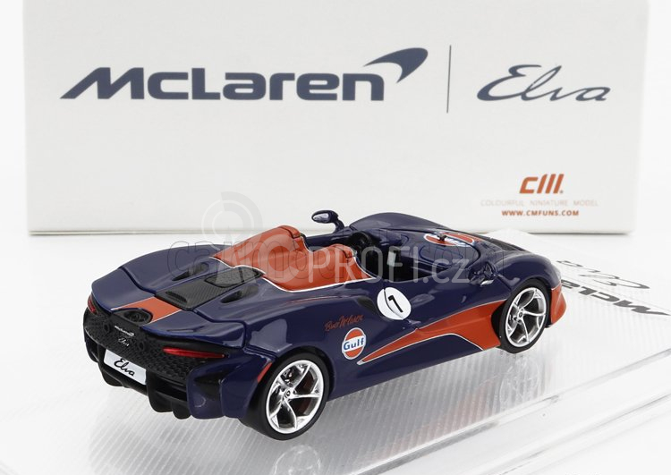 Cm-models Mclaren Elva Gulf Livery 2020 1:64 Modrá Oranžová