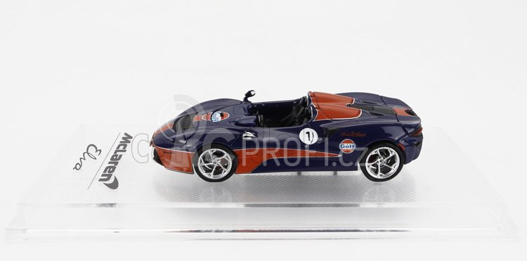 Cm-models Mclaren Elva Gulf Livery 2020 1:64 Modrá Oranžová