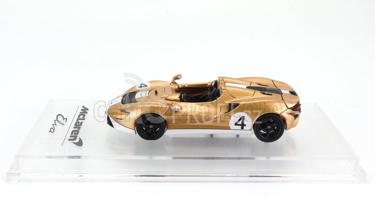Cm-models Mclaren Elva N 4 Racing 2020 1:64 Zlatá Bílá