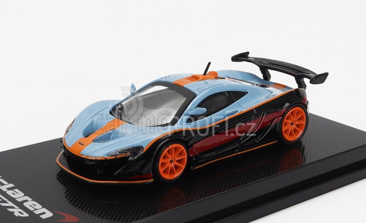 Cm-models Mclaren P1 Gtr N 0 2015 1:64 Černá Světle Modrá Oranžová