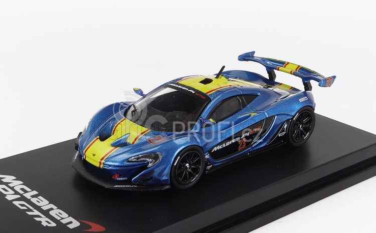 Cm-models Mclaren P1 Gtr N 0 2015 1:64 Modrá Žlutá