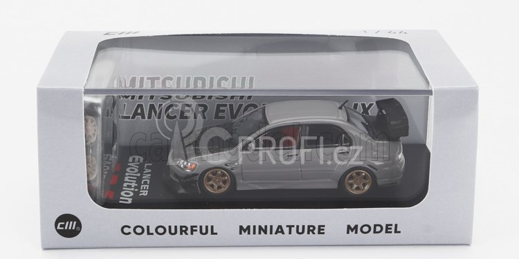 Cm-models Mitsubishi Lancer Evo Ix 2003 1:64 Šedá Uhlíková Čerň