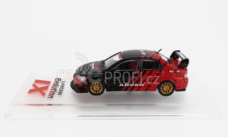 Cm-models Mitsubishi Lancer Evo Ix N 0 Racing Advan 2003 1:64 Černá Červená