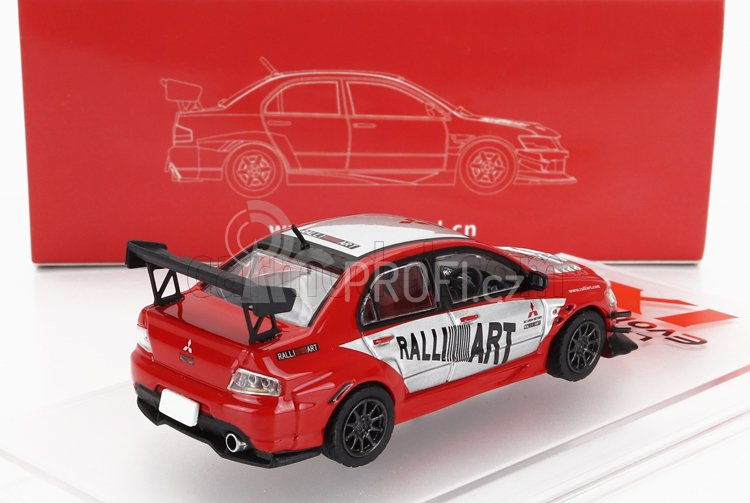 Cm-models Mitsubishi Lancer Evo Ix N 0 Rally Art 2003 1:64 Červená Stříbrná