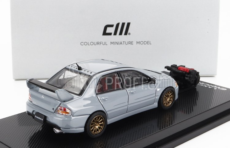 Cm-models Mitsubishi Lancer Evo Ix With Engine 2003 1:64 Grey